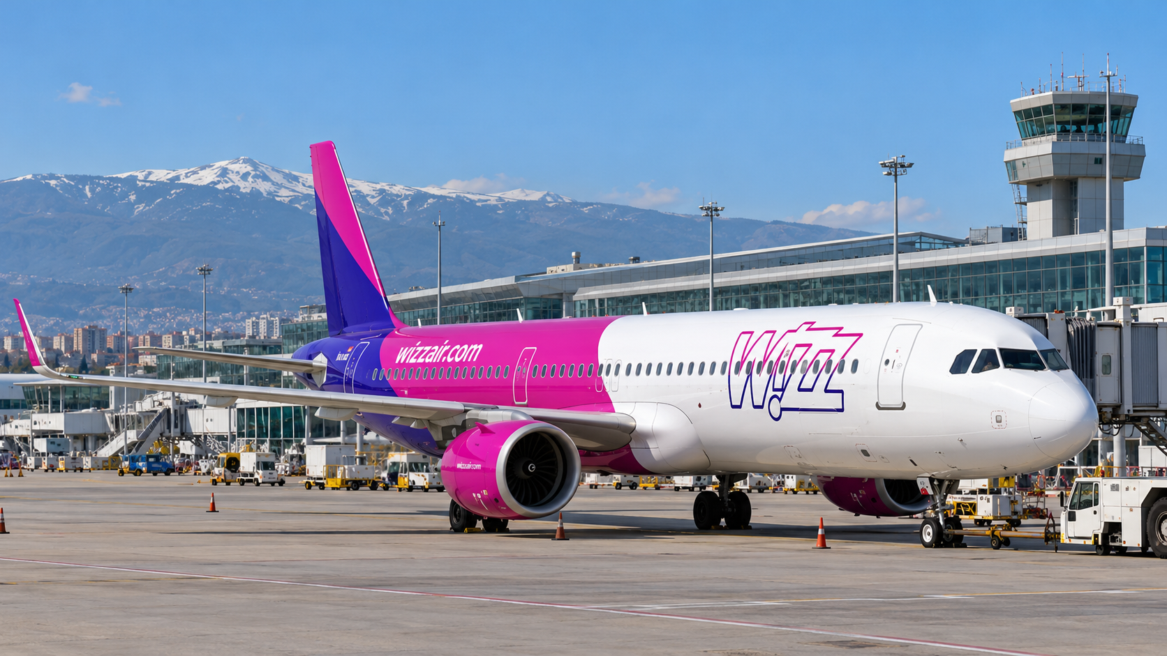 Wizz Air zrakoplov u zračnoj luci Sofija – novi letovi za Hurghadu i Sharm el-Sheikh u Egiptu